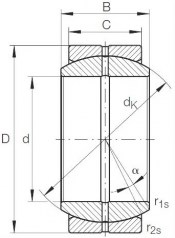 Подшипник Шарнирные подшипники (GE) Подшипник GE 40 DO по выгодным ценам Тверь